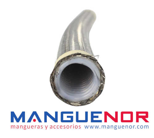 manguera acero inosxidable y teflon